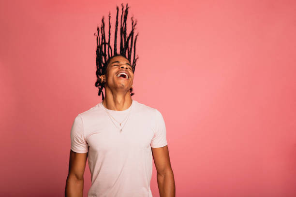 Flipping His Hair Back