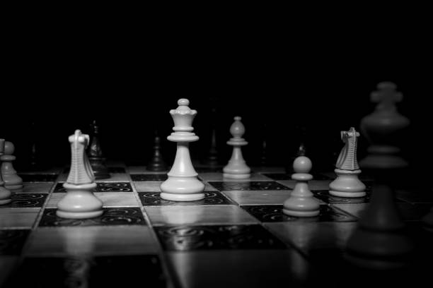 istock Chess photographed on a chessboard 1090842334