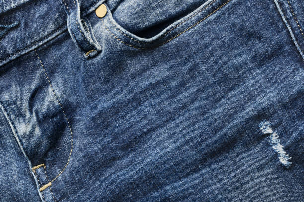 istock Denim clothing detail, texture background 1090845068