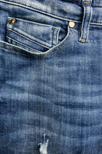 istock Denim clothing detail, texture background 1090846060
