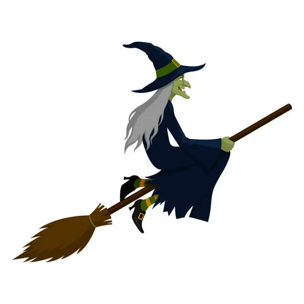Vector illustration of Witch