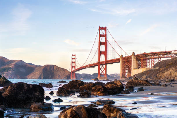 istock San Francisco best place to meet sunset  - Marshal's beach. 1090854112