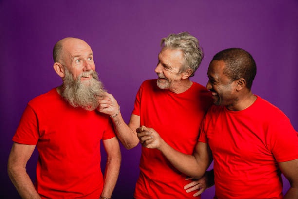 istock Three Senior Male Friends Joking Around 1090854712
