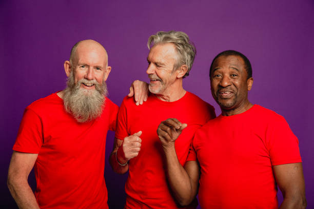 Three Senior Friends Laughing Together