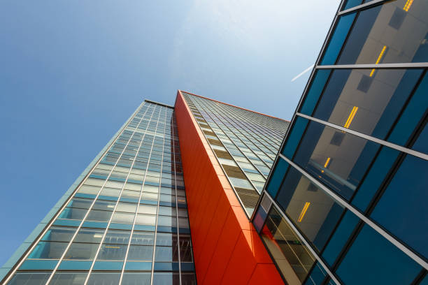 The high iconic building for Electrical Engineering, Mathematics and Computer Science of the Delft University of Technology, Netherlands
