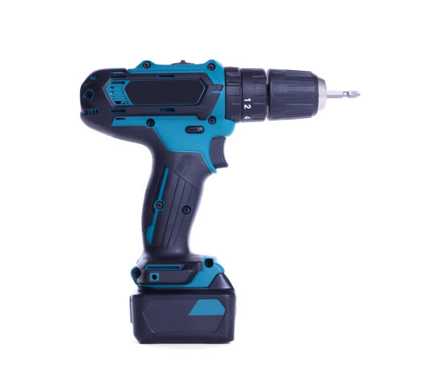 istock Cordless screwdriver or power drill isolated 1090869822
