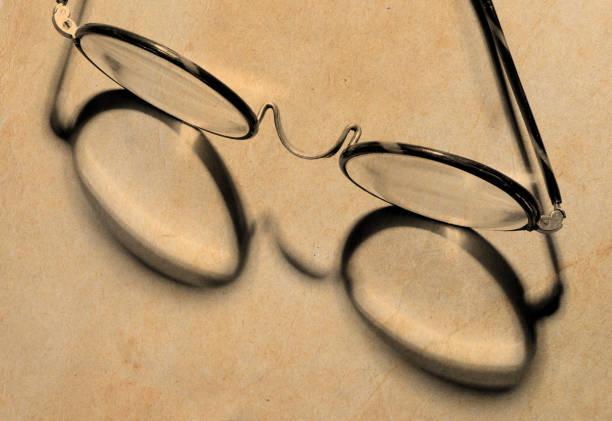 Vintage glasses isolated - Glasses from the early 20th century