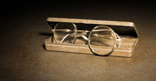 Vintage glasses isolated