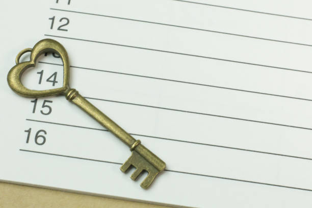 istock vintage gold  key heart  abstract close up image. 1090877116