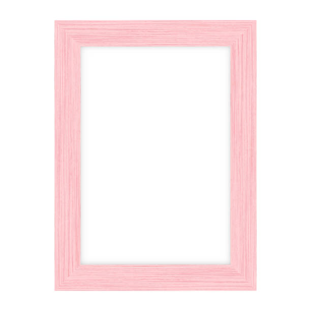 obrázek z růžového dřeva na bílém pozadí - růžová fotky stock ilustrace