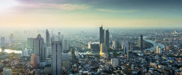 istock Thailand cityscape on sunset 1090888342