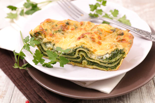 istock spinach and feta cheese lasagne 1090905026
