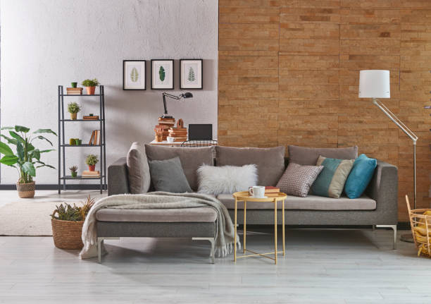 istock Grey room, working room, and living rooms tyle. 1090905372