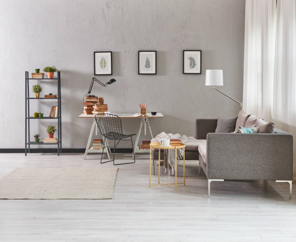 istock Grey room, working room, and living rooms tyle. 1090905518