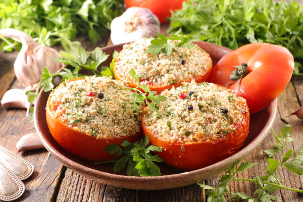istock baked tomato with crumbs 1090905570