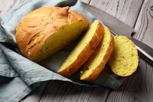 istock Pumpkin and sunflower seeds bread 1090907654