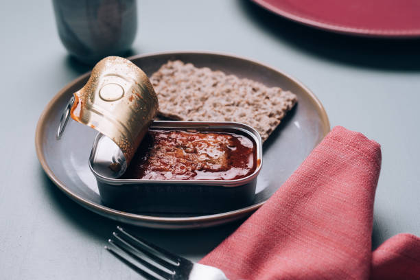 mackerel in tinned canned goods