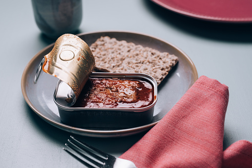 mackerel in tinned canned goods
Photo of canned fish in tomato sauce