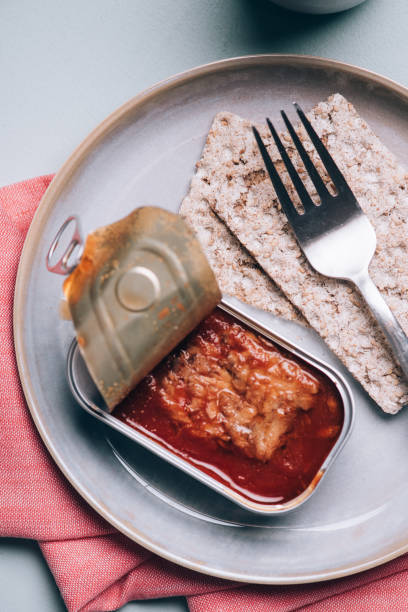 istock mackerel in tinned canned goods 1090924818