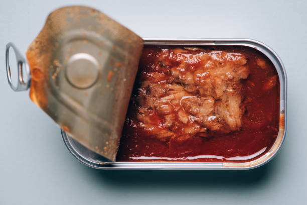 mackerel in tinned canned goods
