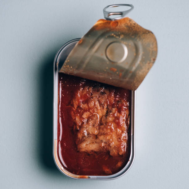 istock mackerel in tinned canned goods 1090928532