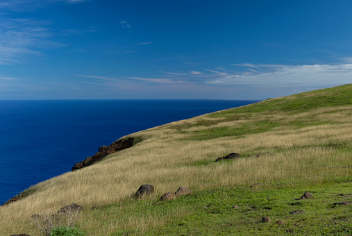 A seascape from Easter Island Chile