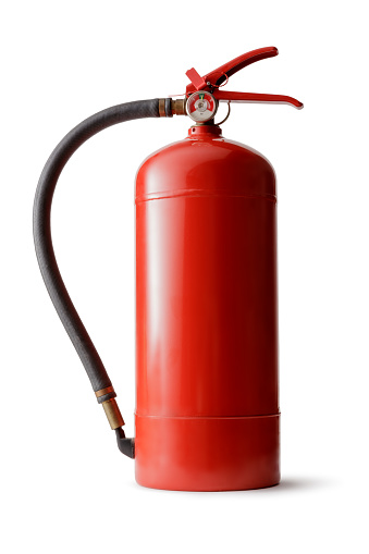 Objects: Fire Extinguisher Isolated on White Background