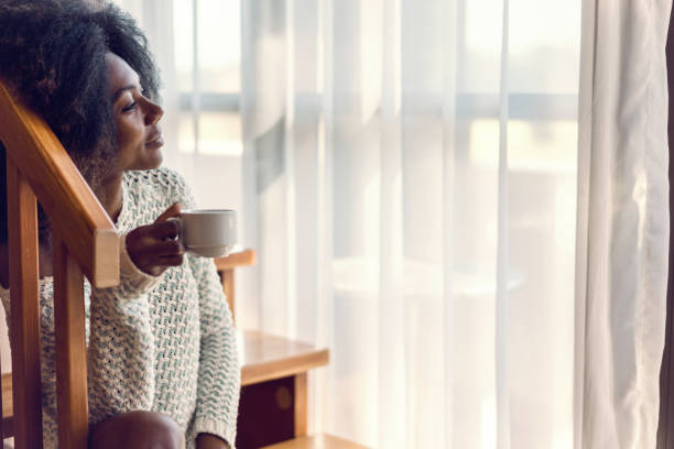 istock Young woman relaxing with a coffee 1090954794