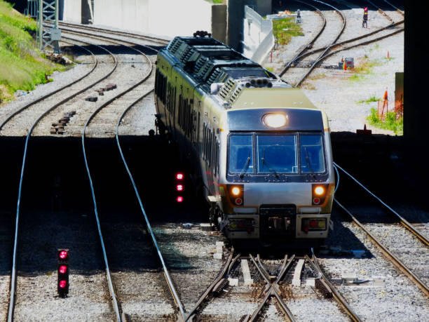istock locomotive & train in diminishing perspective viewed from bridge above 1090958822