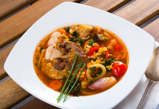 istock Georgian soup kharcho from lamb 1090967326