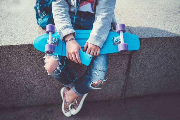 istock Teenage addicted to smartphone 1090968916