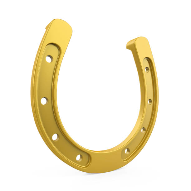 istock Golden Horseshoe Isolated 1090972298