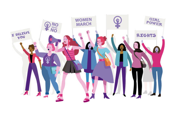 Women Rights Rally Button 8,300+ Womens Rights Rally Illustrations, Royalty-Free Vector Graphics ...