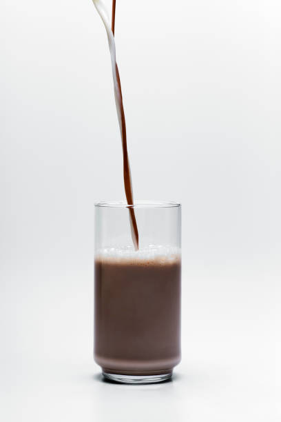 istock Chocolate and vanilla milk mixing together 1090982438