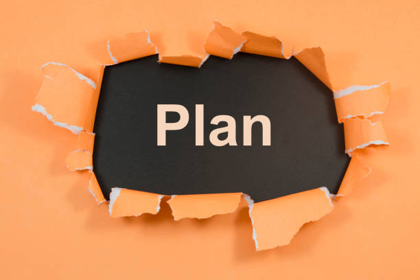 istock Plan, Inspiration and business concept torn paper 1090985958