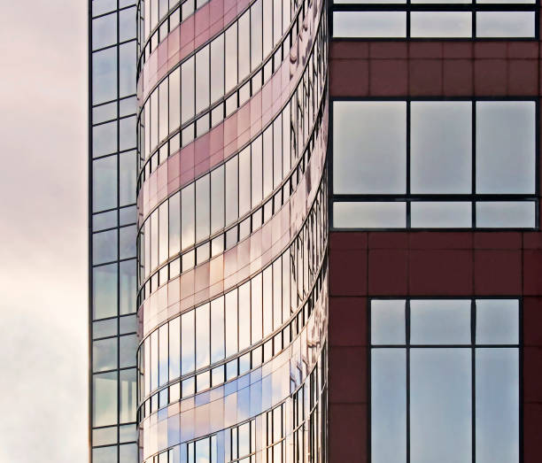 istock Contrast Between Two Sides of A Building 1090990828