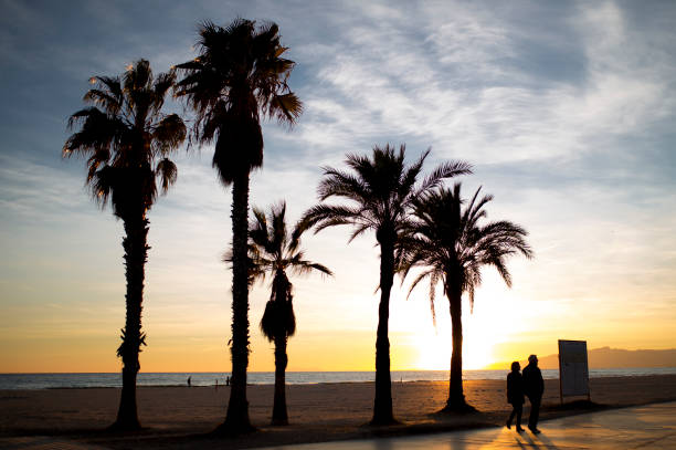 istock Walk along the beach as a couple. Sunset. Cambrils 1090996424