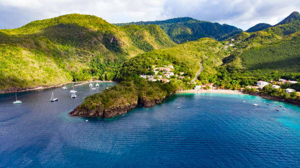 istock Martinique seen from the sky 1090996500