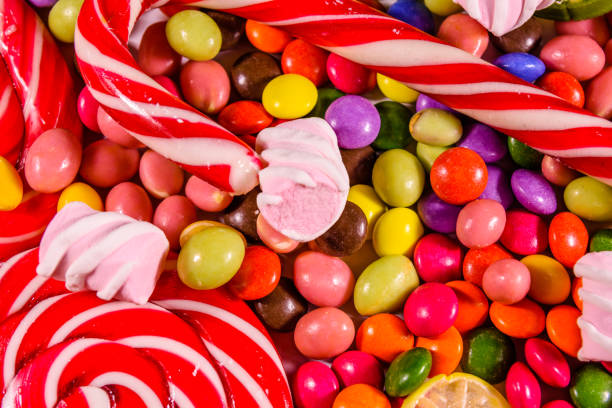 istock Texture of the different candies for background 1091019822