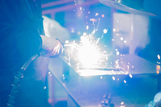 Close-up argon welding machine