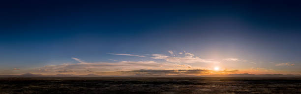 istock Sunrise Over the Mountains in the Desert 1091030642