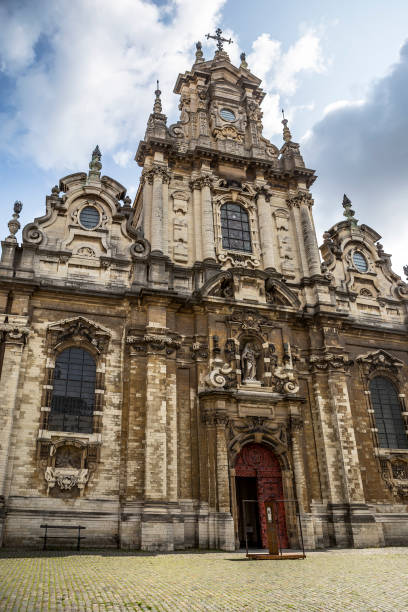 istock Church Saint John the Baptist in Brussels, Belgium (French: Eglise du Beguinage) 1091040126