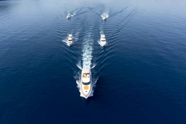 istock Luxury Yachts on the sea 1091046894