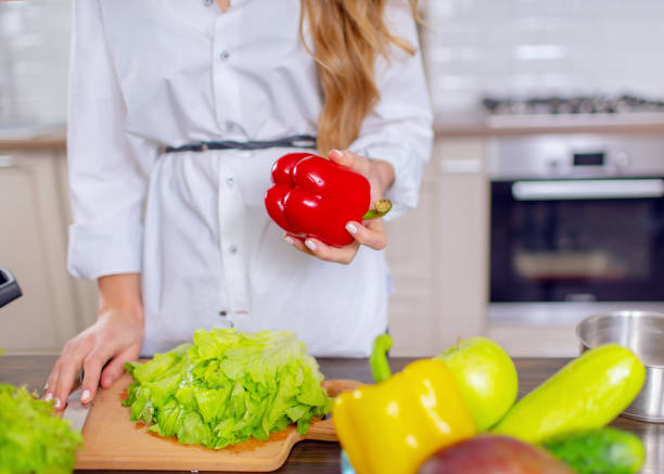 istock Cooking healthy food with red pepper and herbs 1091052938