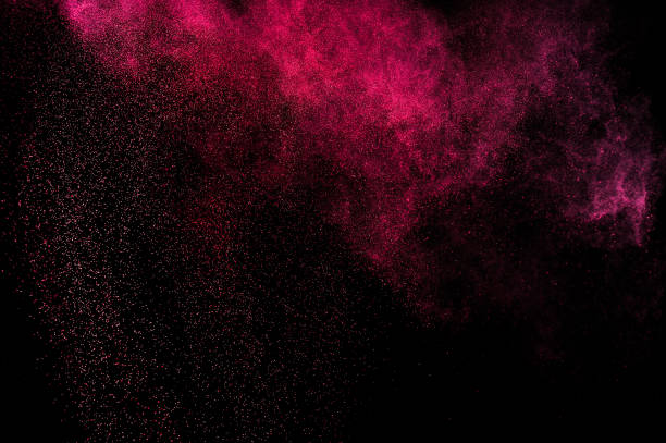 istock Abstract red and pink paint Holi. 1091058320