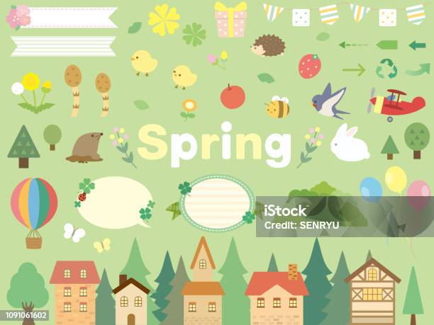 Spring Home Istock Spring4 Stock Illustration - Download Image Now - Cute, House ...