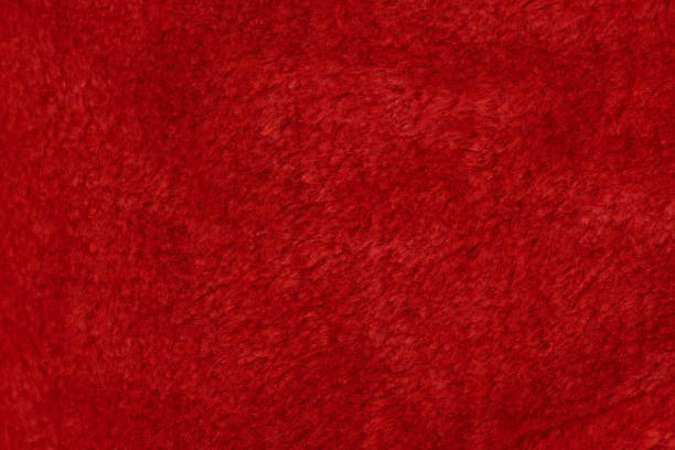 Red Fur Texture Background Stock Photo - Download Image Now - Red