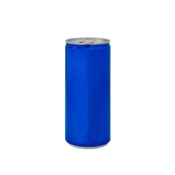 istock Aluminum blue color soft drink soda can isolated on white background with clipping path 1091082082