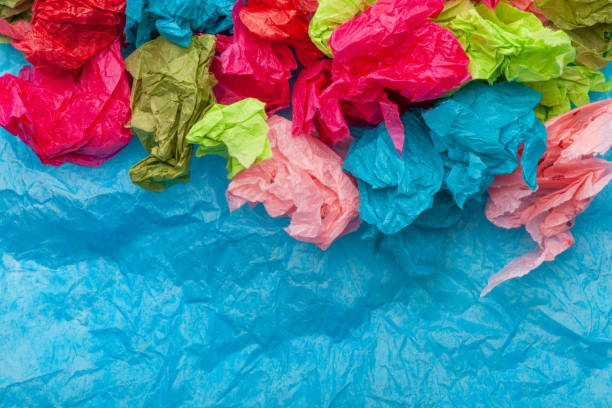 istock Wads of crumpled tissue paper 1091100260