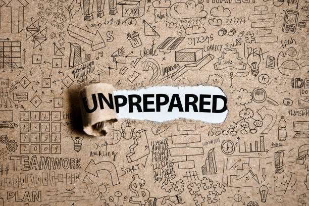 istock UN-PREPARED / Torn Paper Concept (Click for more) 1091106382
